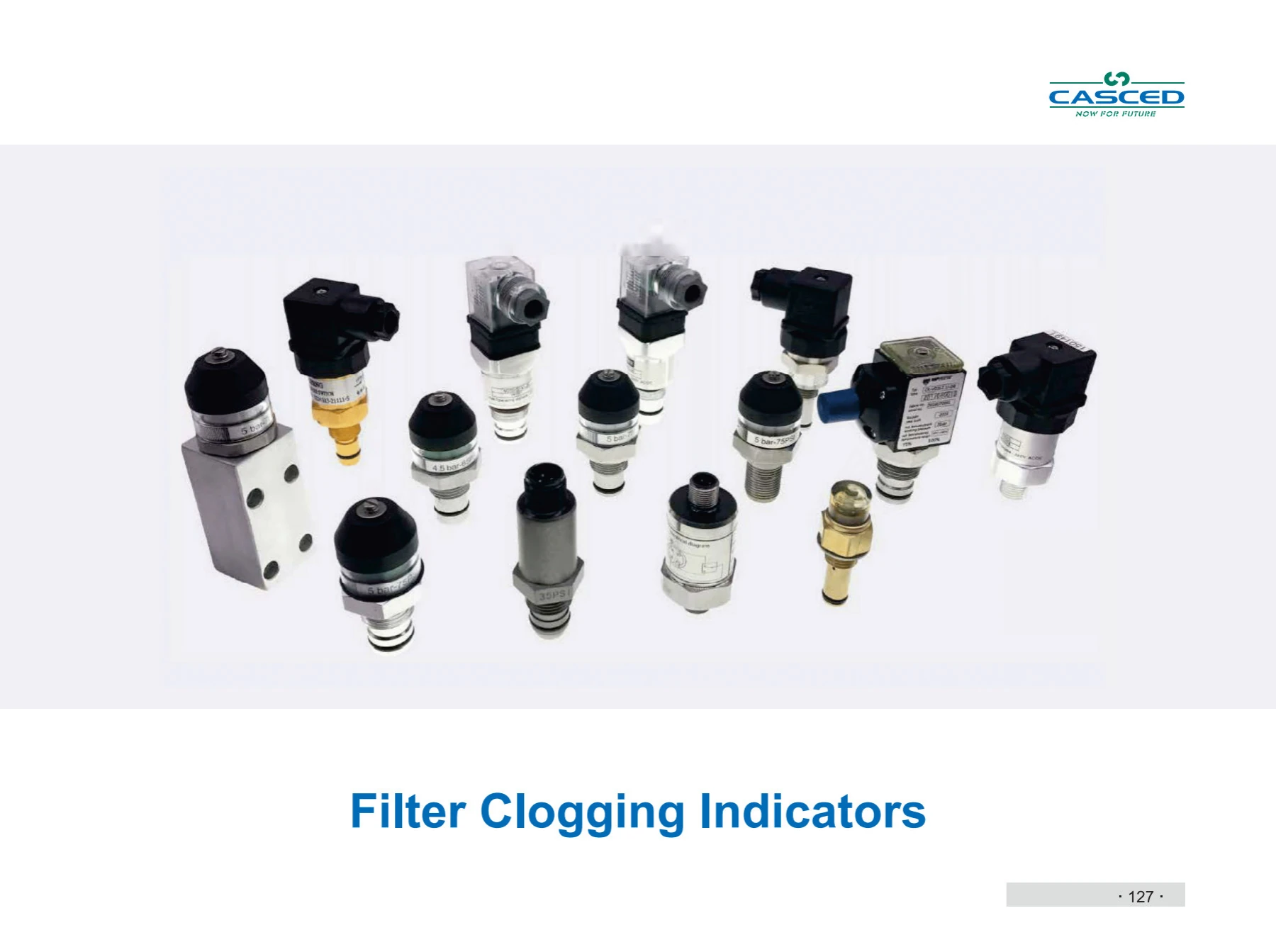 Filter Clogging Indicator Series Clogging Indicators catalog reference